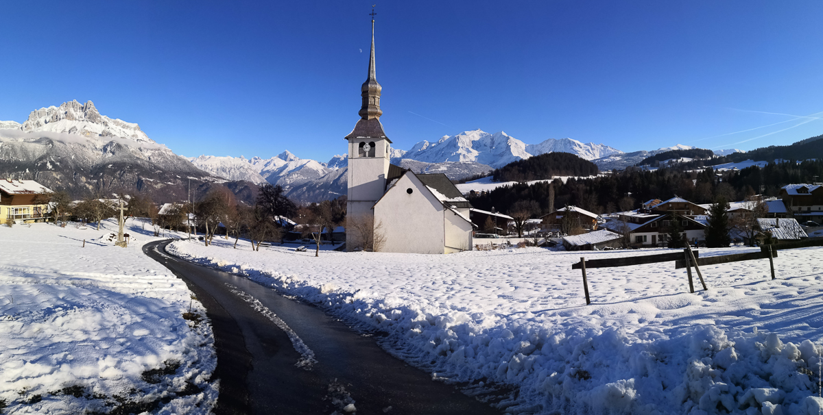 L'église de Cordon (74)